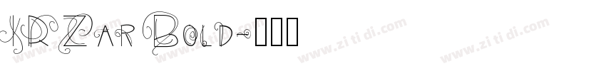 IRZar Bold字体转换